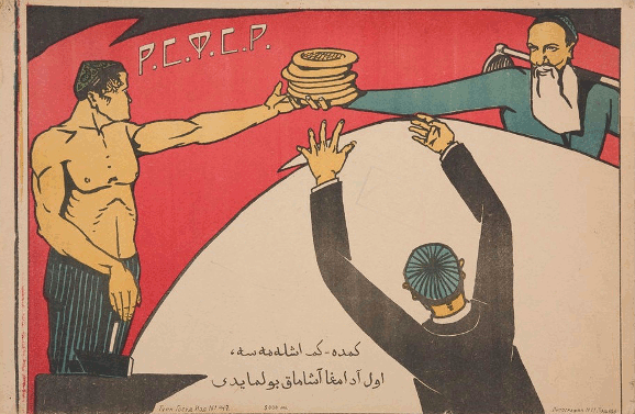 Soviet Propaganda: Who doesn't work doesn't eat